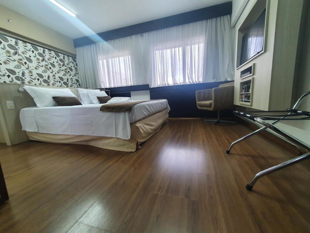 Lindo Flat Em Hotel 4 Estrelas Na Bela Vista Sao Paulo Bagian luar foto